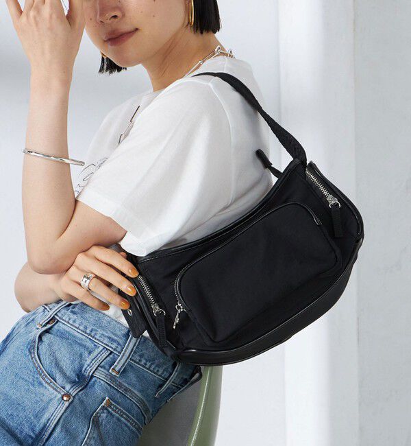 SHIPS for women「【WEB限定】ワンショルダー カメラ バッグ」|ショルダー・メッセンジャー|ブラック