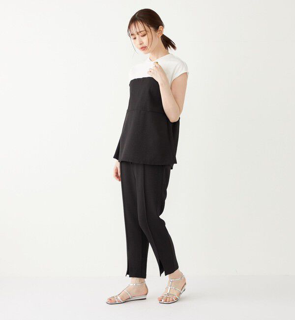 SHIPS Colors 「SHIPS Colors:〈手洗い可能〉ピンタック フロントスリット パンツ」|その他|