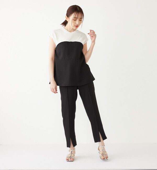 SHIPS Colors 「SHIPS Colors:〈手洗い可能〉ピンタック フロントスリット パンツ」|その他|