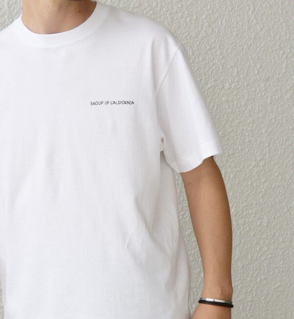 SHIPS any「The Cotton Exchange: メッセージ プリント デザイン Tシャツ◇」|Tシャツ・カットソー|ホワイト