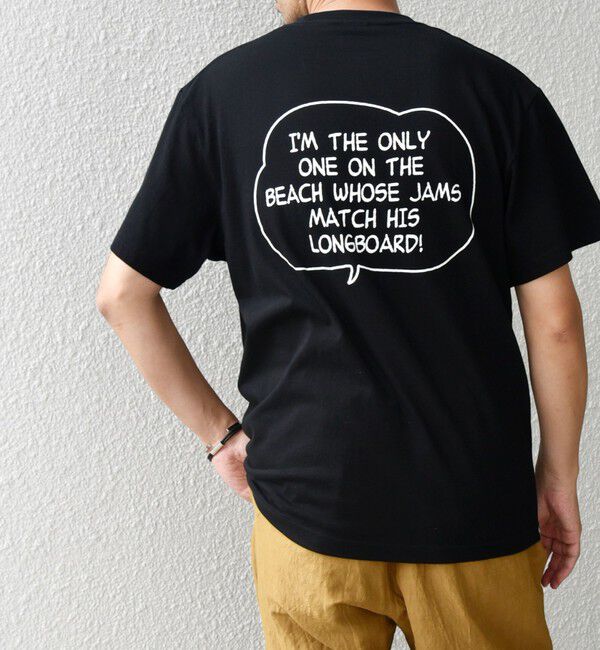 SHIPS any「The Cotton Exchange: メッセージ プリント デザイン Tシャツ◇」|Tシャツ・カットソー|