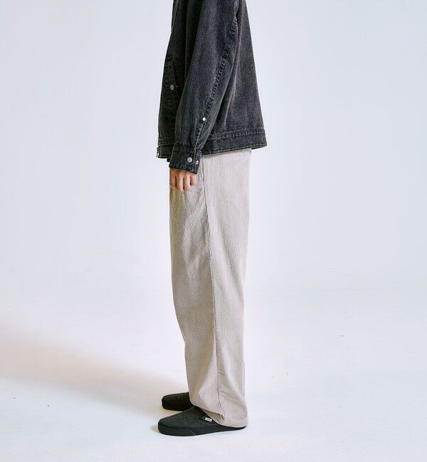 SHIPS「City Ambient Products: コーデュロイ ワイド テーパード スラックス」|その他|