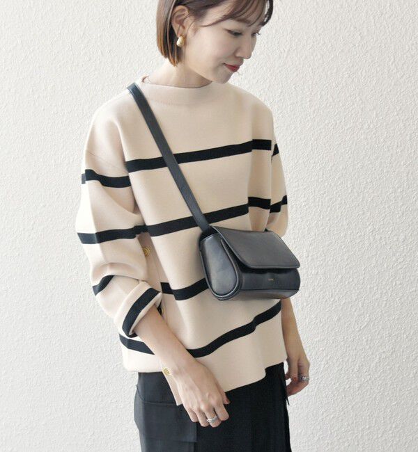 SHIPS any「《一部追加予約》SHIPS any:〈手洗い可能〉ミラノリブ スタンドカラー ニット プルオーバー」|ニット・セーター|