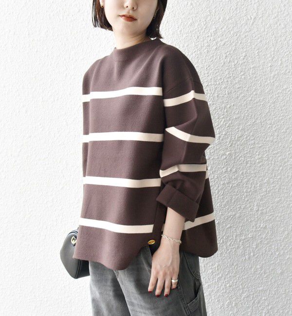 SHIPS any「《一部追加予約》SHIPS any:〈手洗い可能〉ミラノリブ スタンドカラー ニット プルオーバー」|ニット・セーター|