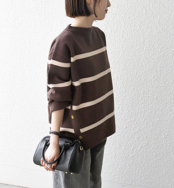 SHIPS any「《一部追加予約》SHIPS any:〈手洗い可能〉ミラノリブ スタンドカラー ニット プルオーバー」|ニット・セーター|