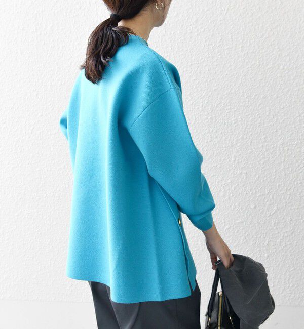 SHIPS any「《一部追加予約》SHIPS any:〈手洗い可能〉ミラノリブ スタンドカラー ニット プルオーバー」|ニット・セーター|