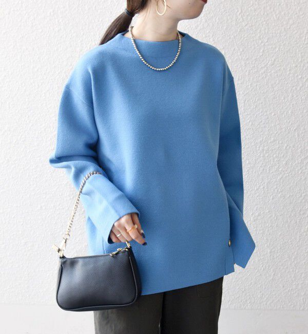 SHIPS any「《一部追加予約》SHIPS any:〈手洗い可能〉ミラノリブ スタンドカラー ニット プルオーバー」|ニット・セーター|