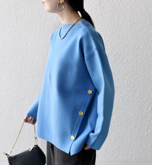 SHIPS any「《一部追加予約》SHIPS any:〈手洗い可能〉ミラノリブ スタンドカラー ニット プルオーバー」|ニット・セーター|