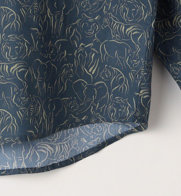 SHIPS KIDS「SHIPS KIDS:100～130cm / リバティ プリント 長袖 シャツ」|シャツ・ブラウス|