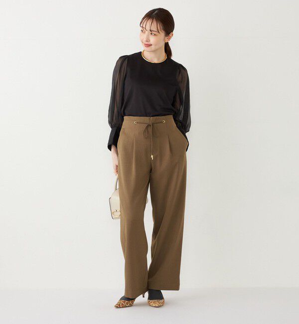 SHIPS Colors 「SHIPS Colors:〈手洗い可能〉ウールライク イージー パンツ◇」|その他|