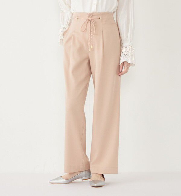 SHIPS Colors 「SHIPS Colors:〈手洗い可能〉ウールライク イージー パンツ◇」|その他|ベビーピンク