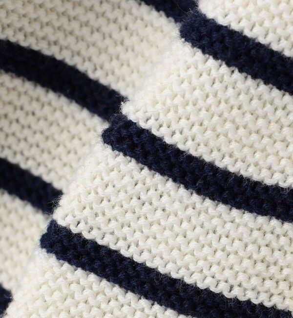 SHIPS KIDS「SHIPS KIDS:85～95cm /〈洗濯機可能〉ボーダー カーディガン」|カーディガン|