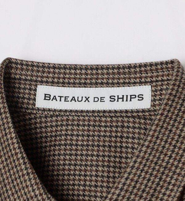 SHIPS「BATEAUX DE SHIPS: ウール サキソニー レギュラーカラー シャツ」|シャツ・ブラウス|