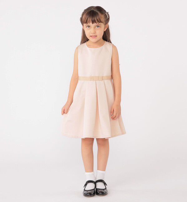 SHIPS KIDS「SHIPS KIDS:110～130cm /セレモニー ノースリーブワンピース」|ワンピース|