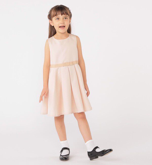 SHIPS KIDS「SHIPS KIDS:110～130cm /セレモニー ノースリーブワンピース」|ワンピース|