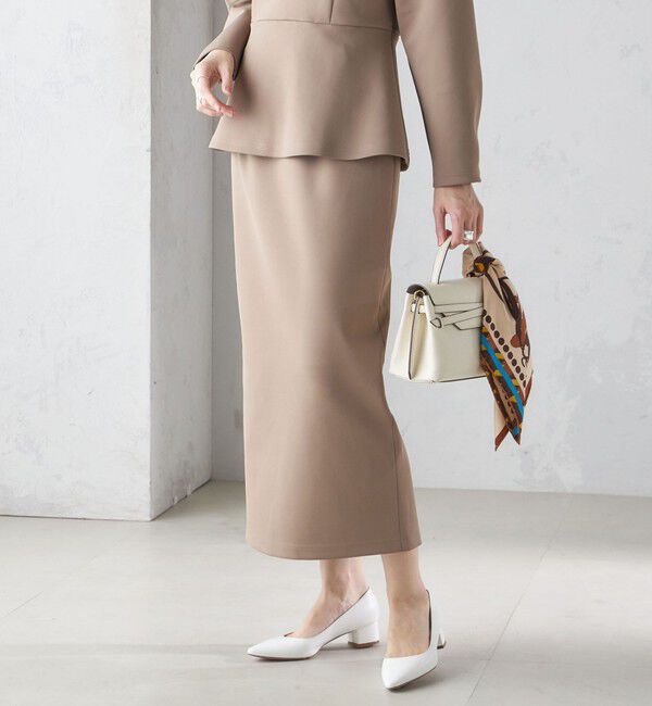 SHIPS for women「〈手洗い可能〉ストレッチ ダンボール タイト スカート（セットアップ対応）」|スカート|