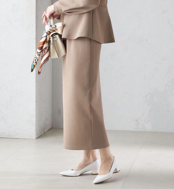 SHIPS for women「〈手洗い可能〉ストレッチ ダンボール タイト スカート（セットアップ対応）」|スカート|