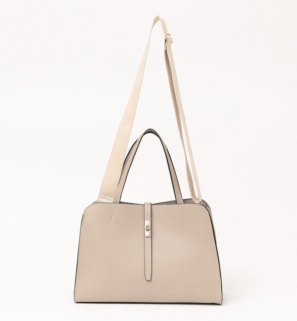 quaranciel「quaranciel: フロントデザイン ボストン トートバッグ（A4対応）」|ボストンバッグ|