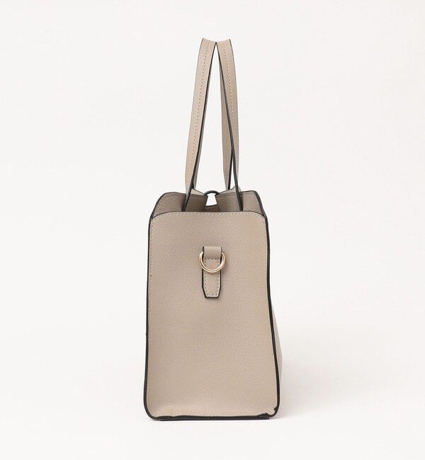 quaranciel「quaranciel: フロントデザイン ボストン トートバッグ（A4対応）」|ボストンバッグ|