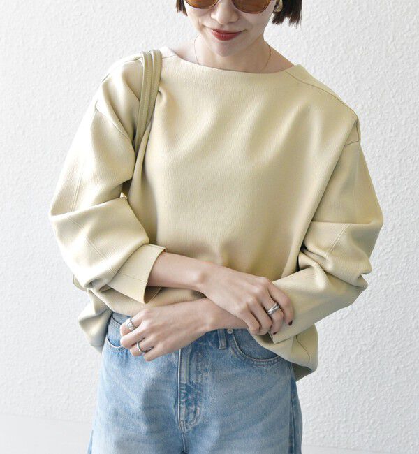 SHIPS any「SHIPS any:〈手洗い可能〉シーム ボートネック ニット プルオーバー」|ニット・セーター|