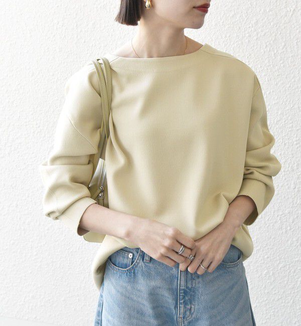 SHIPS any「SHIPS any:〈手洗い可能〉シーム ボートネック ニット プルオーバー」|ニット・セーター|