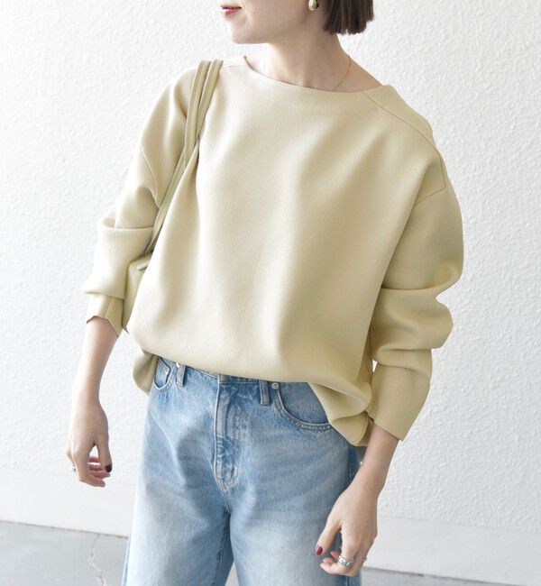 SHIPS any「SHIPS any:〈手洗い可能〉シーム ボートネック ニット プルオーバー」|ニット・セーター|