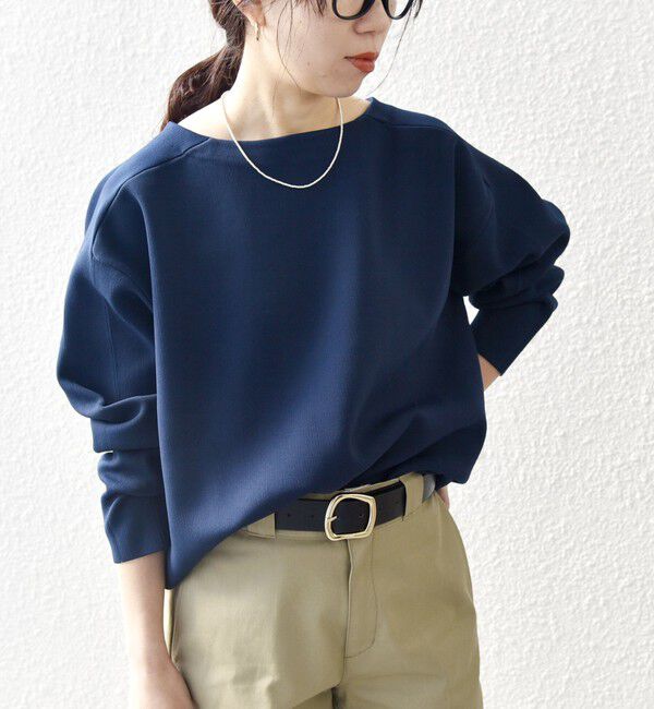 SHIPS any「SHIPS any:〈手洗い可能〉シーム ボートネック ニット プルオーバー」|ニット・セーター|