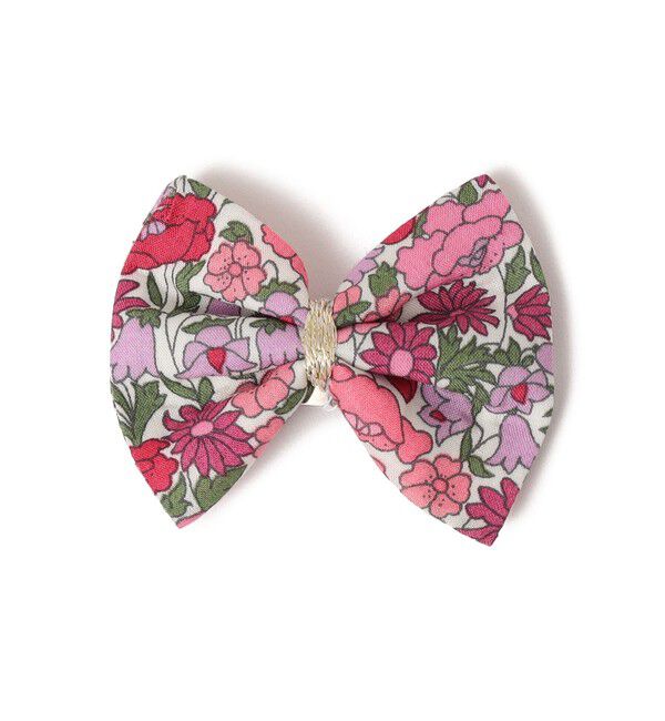 SHIPS KIDS「Luciole et petit pois:リバティ リボン ヘアクリップ」|その他|ピンク系