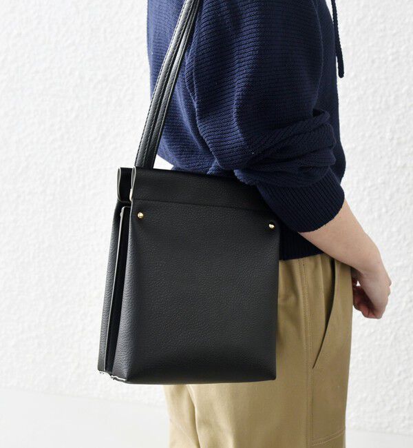 SHIPS any「SHIPS any: スタッズ スクエア ショルダー バッグ」|ショルダー・メッセンジャー|