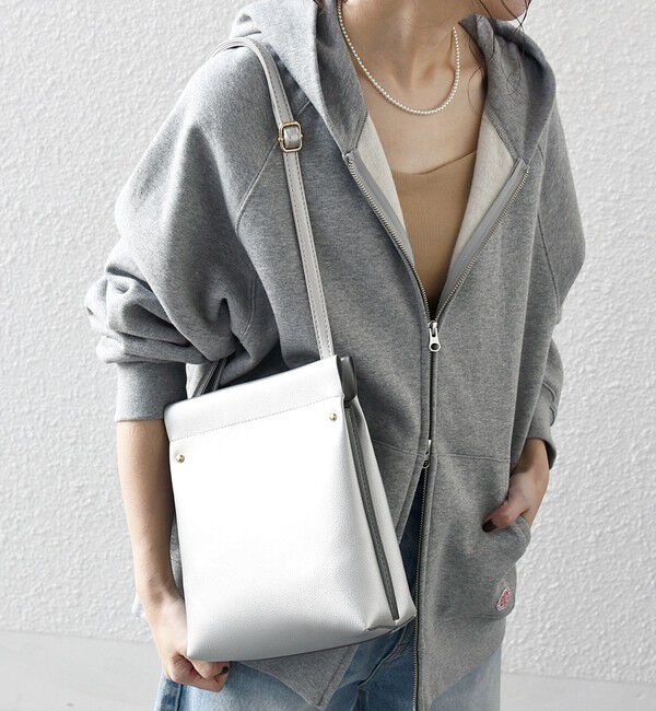 SHIPS any「SHIPS any: スタッズ スクエア ショルダー バッグ」|ショルダー・メッセンジャー|