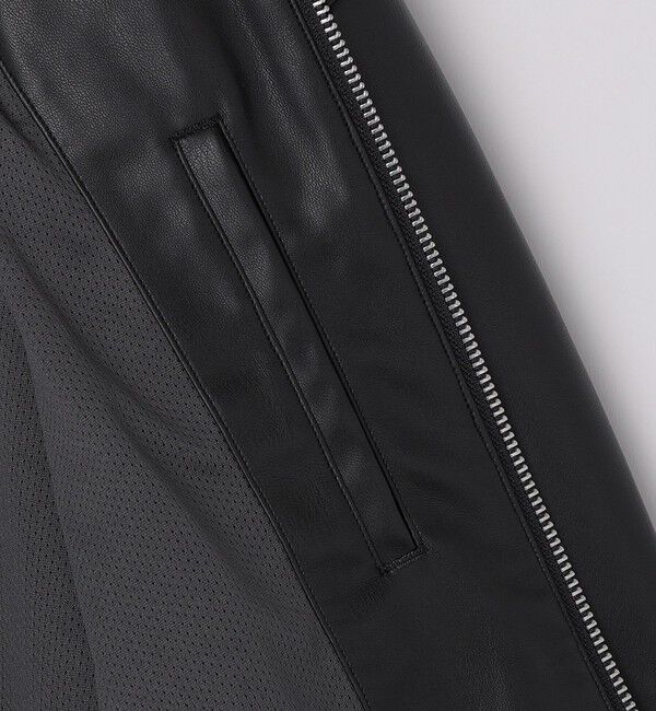 SHIPS Colors 「SHIPS Colors:合成皮革 ボマー ジャケット◇」|ブルゾン・スタジャン|