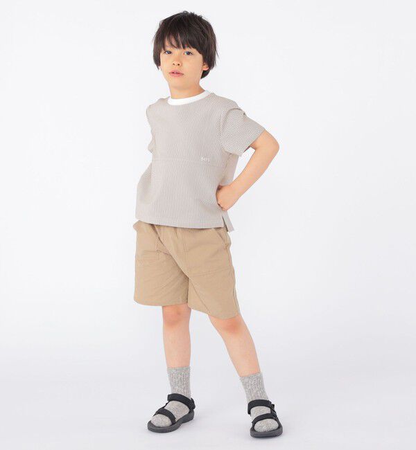 SHIPS KIDS「SHIPS KIDS:100～130cm /〈UVカット/吸水速乾〉ドライタッチ プルオーバー」|Tシャツ・カットソー|