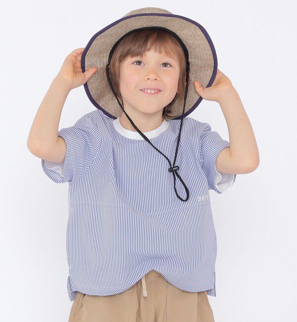 SHIPS KIDS「SHIPS KIDS:100～130cm /〈UVカット/吸水速乾〉ドライタッチ プルオーバー」|Tシャツ・カットソー|