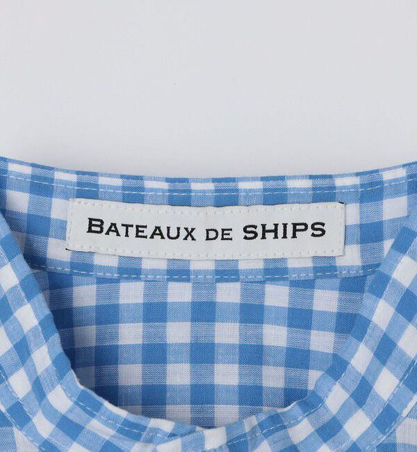 SHIPS「BATEAUX DE SHIPS: ダブルポケット ギンガム ユーティリティ シャツ」|シャツ・ブラウス|