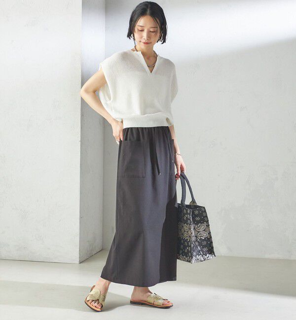 SHIPS for women「【SHIPS別注】BINDU:ジャカード バンダナ 横型 トート バッグ」|トートバッグ|