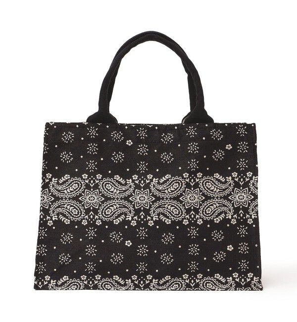 SHIPS for women「【SHIPS別注】BINDU:ジャカード バンダナ 横型 トート バッグ」|トートバッグ|