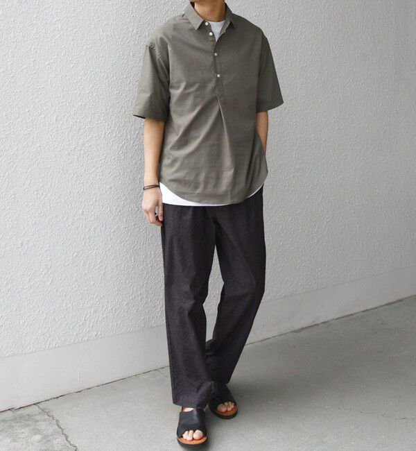 SHIPS any「SHIPS any:〈接触冷感/遮熱等〉ハイブリッドリネン プルオーバー シャツ(セットアップ対応)◇」|シャツ・ブラウス|