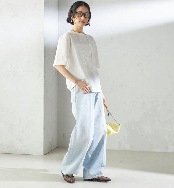 SHIPS for women「【SHIPS別注】V:room:コットン クレープ」|Tシャツ・カットソー|