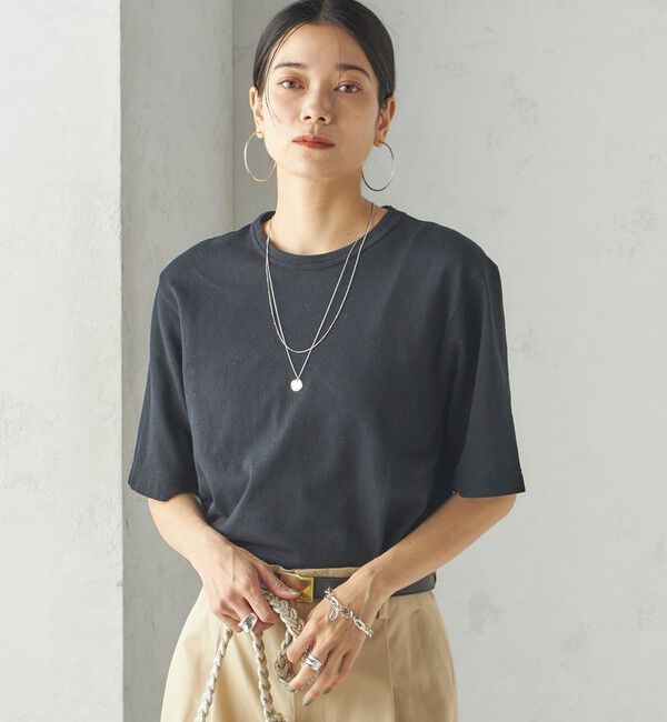 SHIPS for women「【SHIPS別注】V:room:コットン クレープ」|Tシャツ・カットソー|