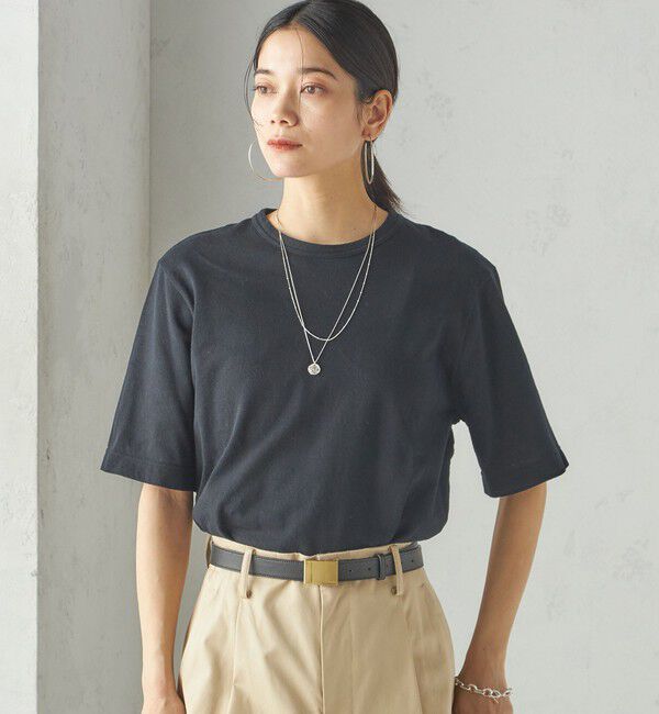 SHIPS for women「【SHIPS別注】V:room:コットン クレープ」|Tシャツ・カットソー|