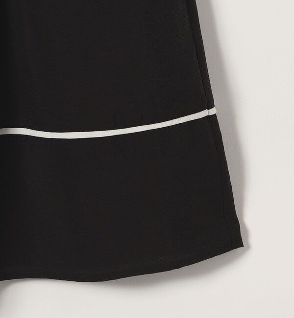 quaranciel「quaranciel:〈洗濯機可能〉ケープデザイン パイピング ワンピース」|ワンピース|