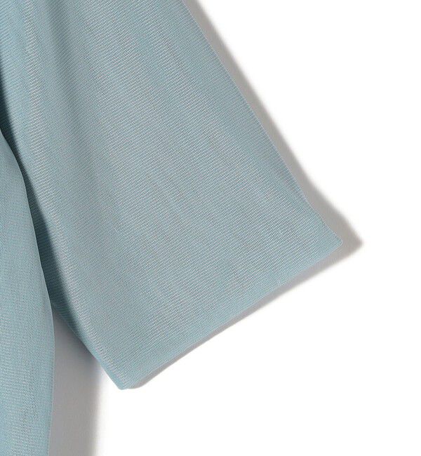 SHIPS Colors 「SHIPS Colors:〈手洗い可能〉チュール ショートスリーブ トップス」|Tシャツ・カットソー|