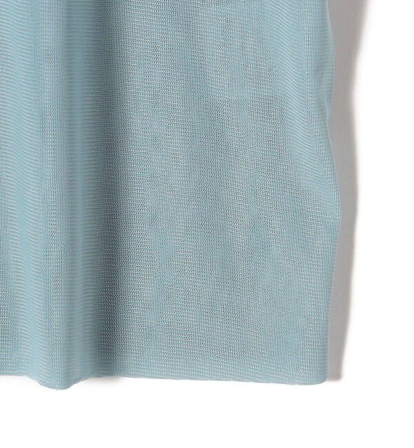 SHIPS Colors 「SHIPS Colors:〈手洗い可能〉チュール ショートスリーブ トップス」|Tシャツ・カットソー|