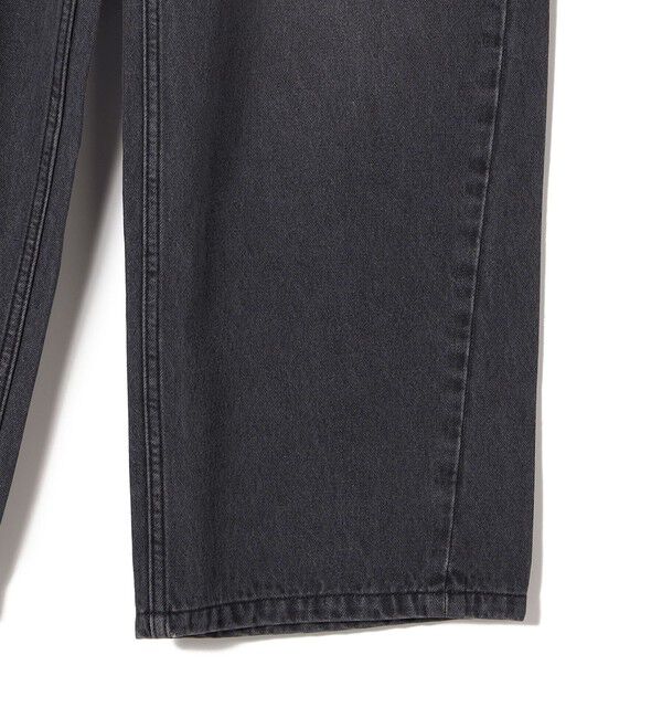 SHIPS for women「〈洗濯機可能〉ドロスト イージー デニム パンツ(ダークグレー)」|デニム|