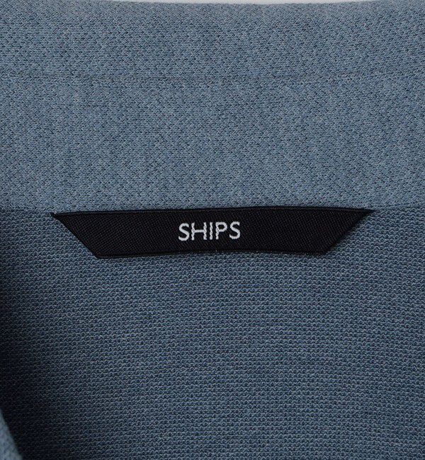 SHIPS「SHIPS:〈遮熱/接触冷感/吸水速乾/紫外線カット〉セミワイド カノコ ショートスリーブ シャツ」|シャツ・ブラウス|