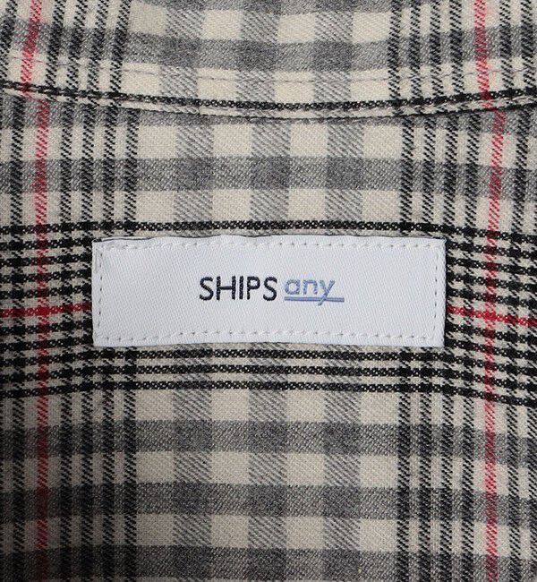 SHIPS any「SHIPS any:〈洗濯機可能〉ブラッシュド トラッド チェック ボタンダウン シャツ◇」|シャツ・ブラウス|