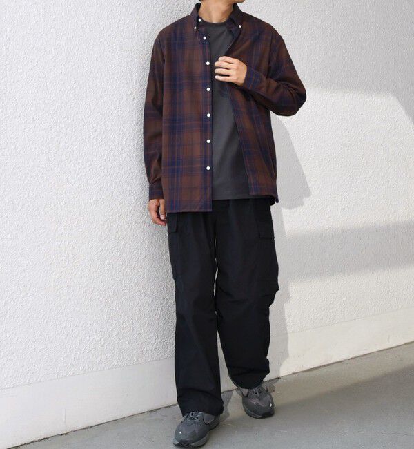 SHIPS any「SHIPS any:〈洗濯機可能〉ブラッシュド トラッド チェック ボタンダウン シャツ◇」|シャツ・ブラウス|