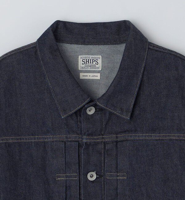 SHIPS「SHIPS: AUTHENTIC ワンウォッシュ ファースト デニム ジャケット」|デニムジャケット|