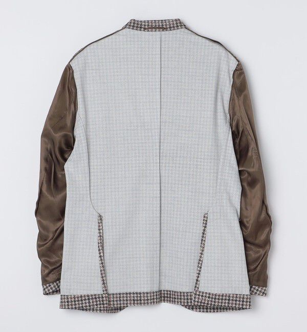 SHIPS「SHIPS: カネマサファブリック ジャージー プリント ガンクラブ ジャケット」|テーラードジャケット|