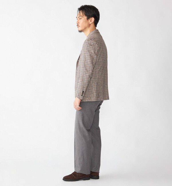 SHIPS「SHIPS: カネマサファブリック ジャージー プリント ガンクラブ ジャケット」|テーラードジャケット|